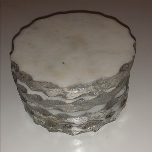 Marble coasters set of 4